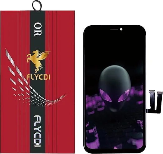 کیت تعویض صفحه نمایش LCD آیفون 11 به همراه ابزار نصب، روشنایی بالا، طیف رنگی گسترده، قطعات تعمیر تلفن همراه (FLYCDI برای آیفون 11 INCELL IC قابل جابجایی)