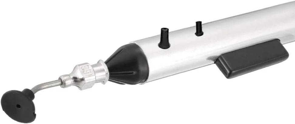 قلم وکیوم uxcell با 3 پد مکش، ابزار حذف و استخراج لحیم سفید برای تعویض صفحه نمایش تلفن همراه تراشه IC SMD