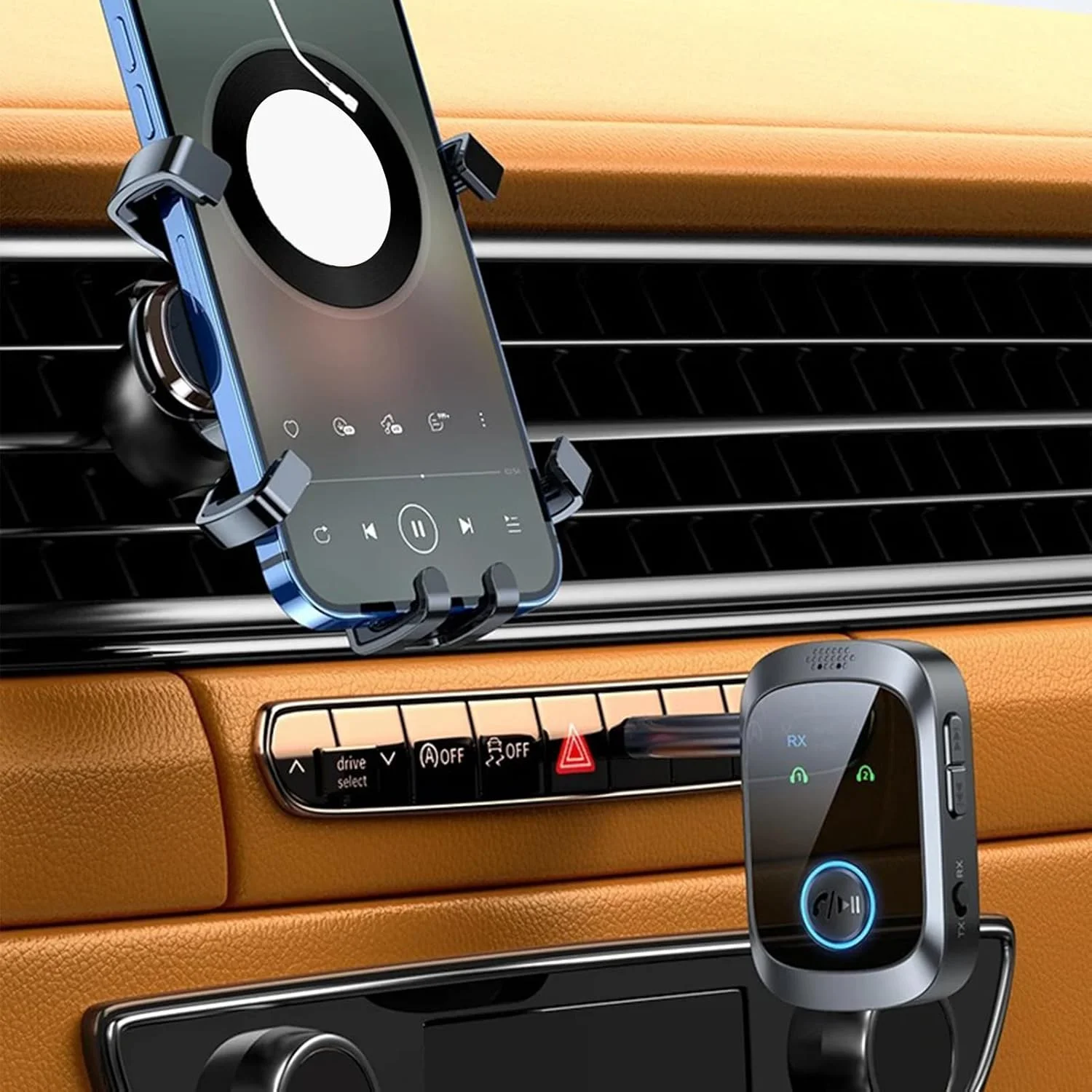 فرستنده صوتی بی سیم | گیرنده بی سیم برای هدفون | استریو HiFi چند نقطه ای با جریان دوگانه HD برای تلویزیون، کامپیوتر، تلفن همراه، بلندگو، هدفون