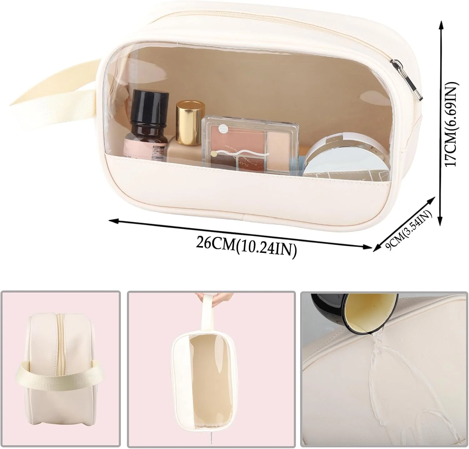 کیف لوازم آرایش شفاف ZJXHPO کاراته طرح "هیچوقت یک دختر کمربند مشکی را دست کم نگیر"، کیف لوازم آرایش چرمی PU، کیف زیپی PVC مربی کاراته، کمربند مشکی PU کیف لوازم آرایش شفاف ZJXHPO کاراته طرح "هیچوقت یک دختر کمربند مشکی را دست کم نگیر"، کیف لوازم آرایش چرمی PU، کیف زیپی PVC مربی کاراته، کمربند مشکی PU