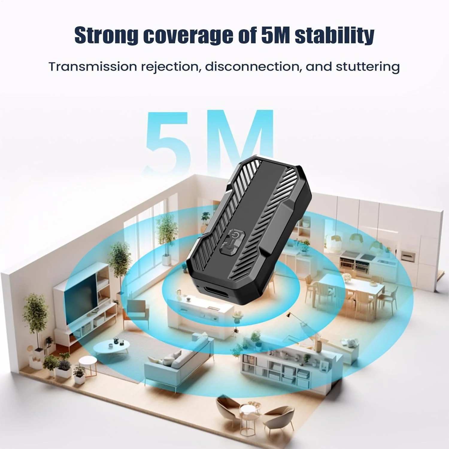 فرستنده و گیرنده صوتی بی سیم، گیرنده 2 در 1 | آداپتور موسیقی بی سیم - برای مسافرت با خودرو، استریو خانگی، بلندگو، هدفون سیمی