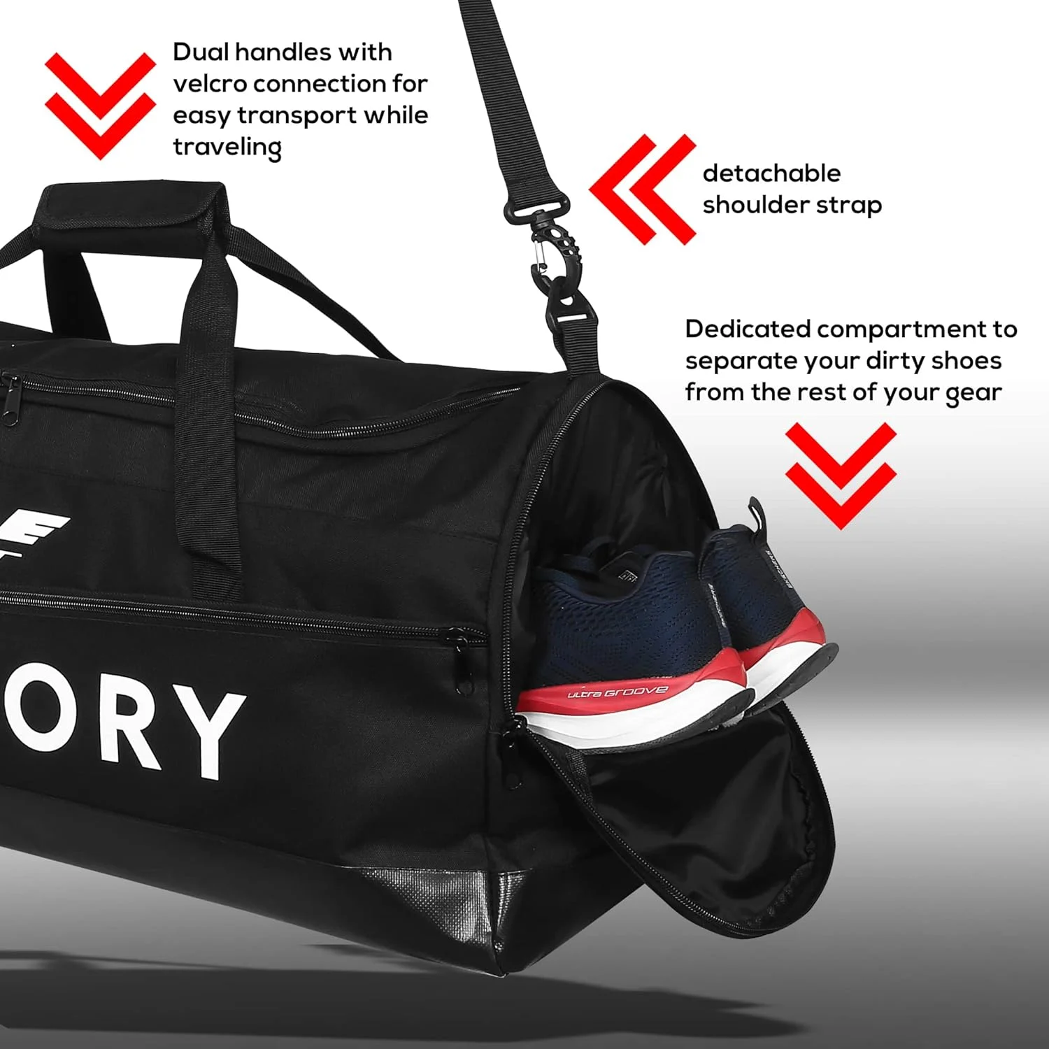 کیف دافل بزرگ و تنفسی کوردورا برای تجهیزات هنرهای رزمی ترکیبی، تجهیزات بوکس، باشگاه یا سایر ورزش ها، مشکی، 30 سانتی متر × 68 سانتی متر × 30 سانتی متر، کیف دافل 2.0 کیف دافل بزرگ و تنفسی کوردورا برای تجهیزات هنرهای رزمی ترکیبی، تجهیزات بوکس، باشگاه یا سایر ورزش ها، مشکی، 30 سانتی متر × 68 سانتی متر × 30 سانتی متر، کیف دافل 2.0