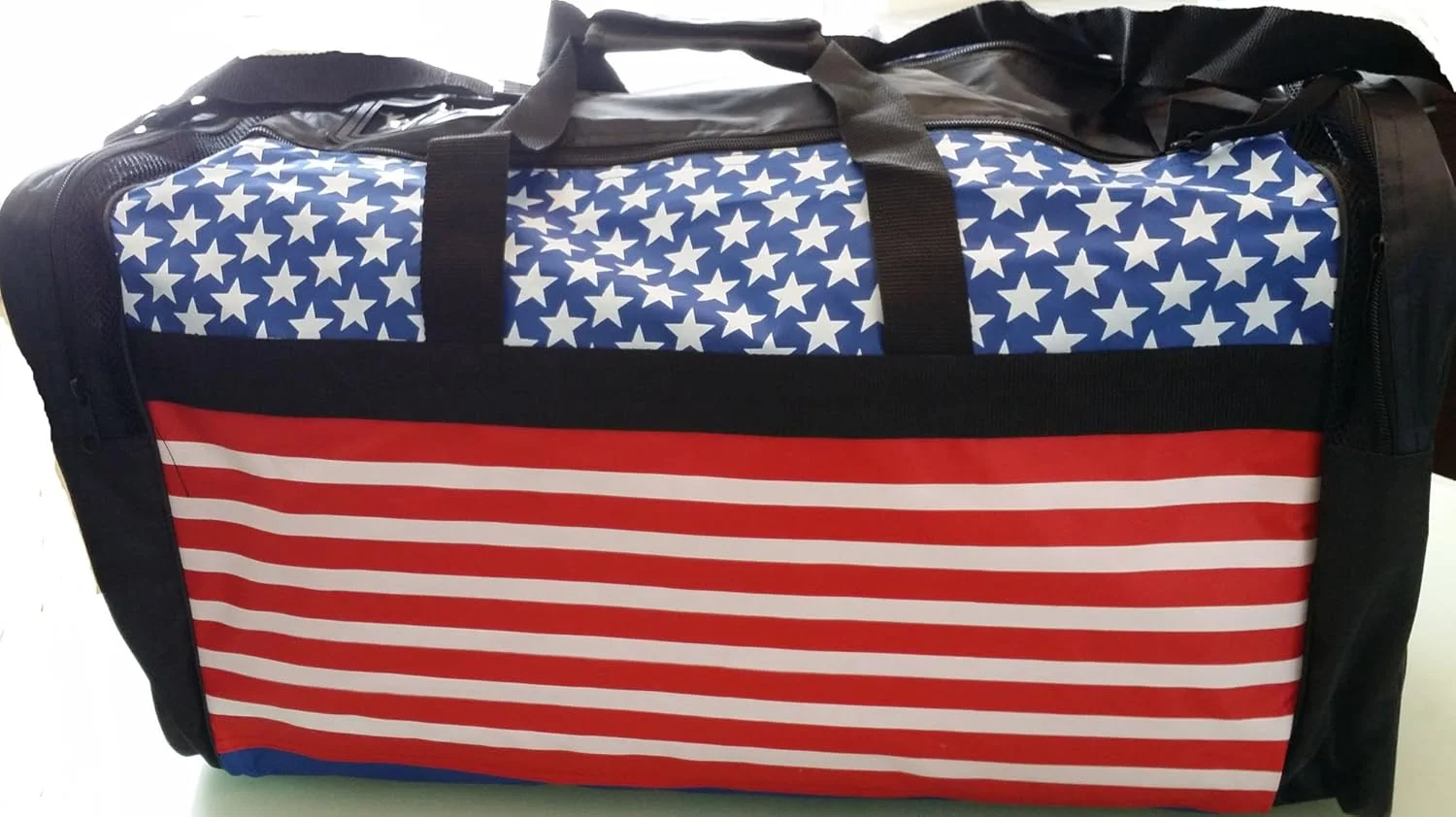 کیف تجهیزات هنرهای رزمی تکواندو، کاراته، MMA با طرح پرچم آمریکا، بزرگ، ابعاد 33cm x 70cm x 14"
