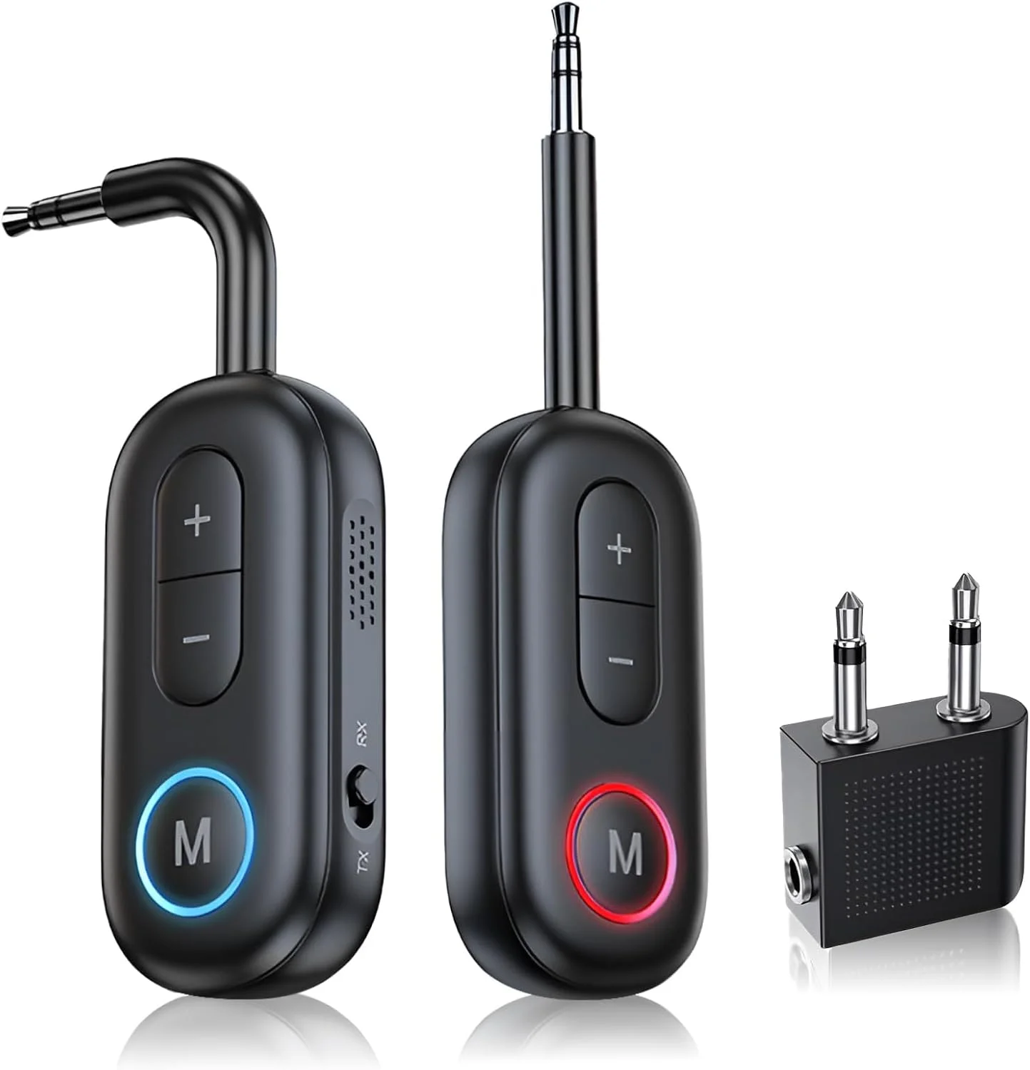 فرستنده گیرنده بلوتوث 5.4 هواپیما، آداپتور صوتی بی سیم 3.5 میلی متری بلوتوث، پشتیبانی از ایرپاد یا هدفون با aptX Adaptive، فرستنده صوتی بی سیم برای Airfly، خطوط هوایی