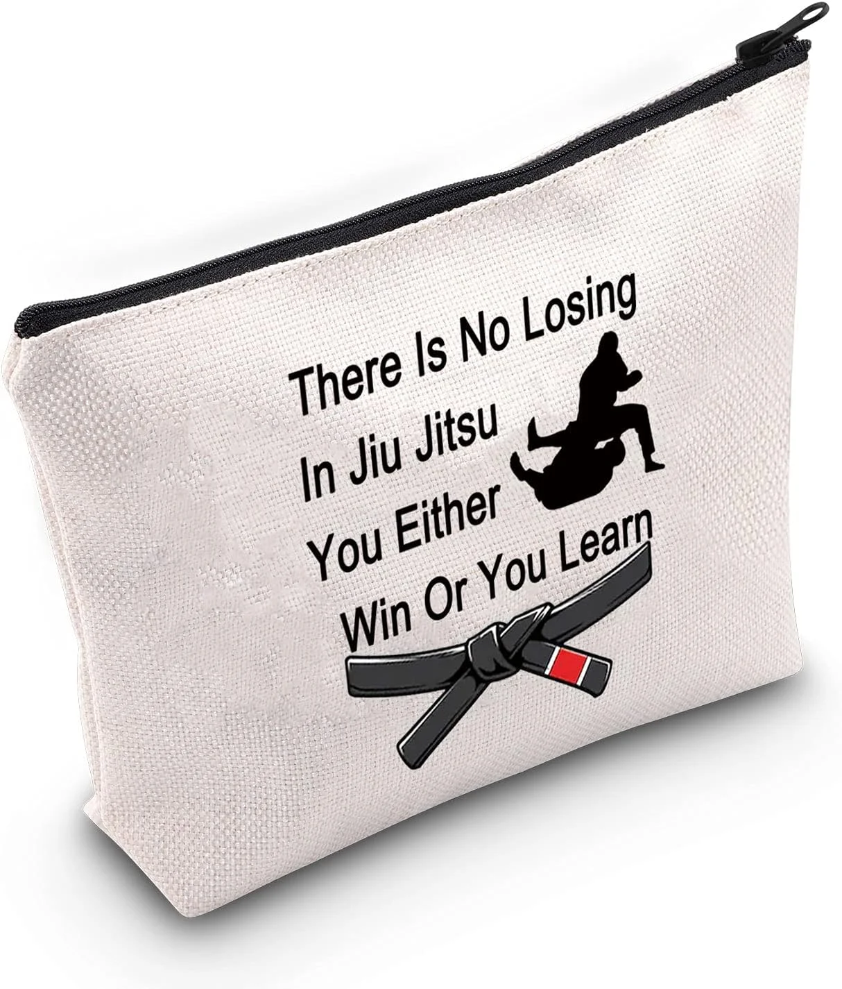 کیف لوازم آرایش جوجیتسو، هدیه مربی جوجیتسو، هدیه جودوکا، در جوجیتسو باختی وجود ندارد، یا می برید یا یاد می گیرید، کیف لوازم آرایش، هدیه ورزشی جوجیتسو