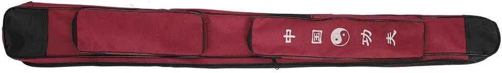 کیف شمشیر رودوشی، کیف قابل حمل شمشیر برای فضای باز (قرمز تیره) کیف شمشیر رودوشی، کیف قابل حمل شمشیر برای فضای باز (قرمز تیره)