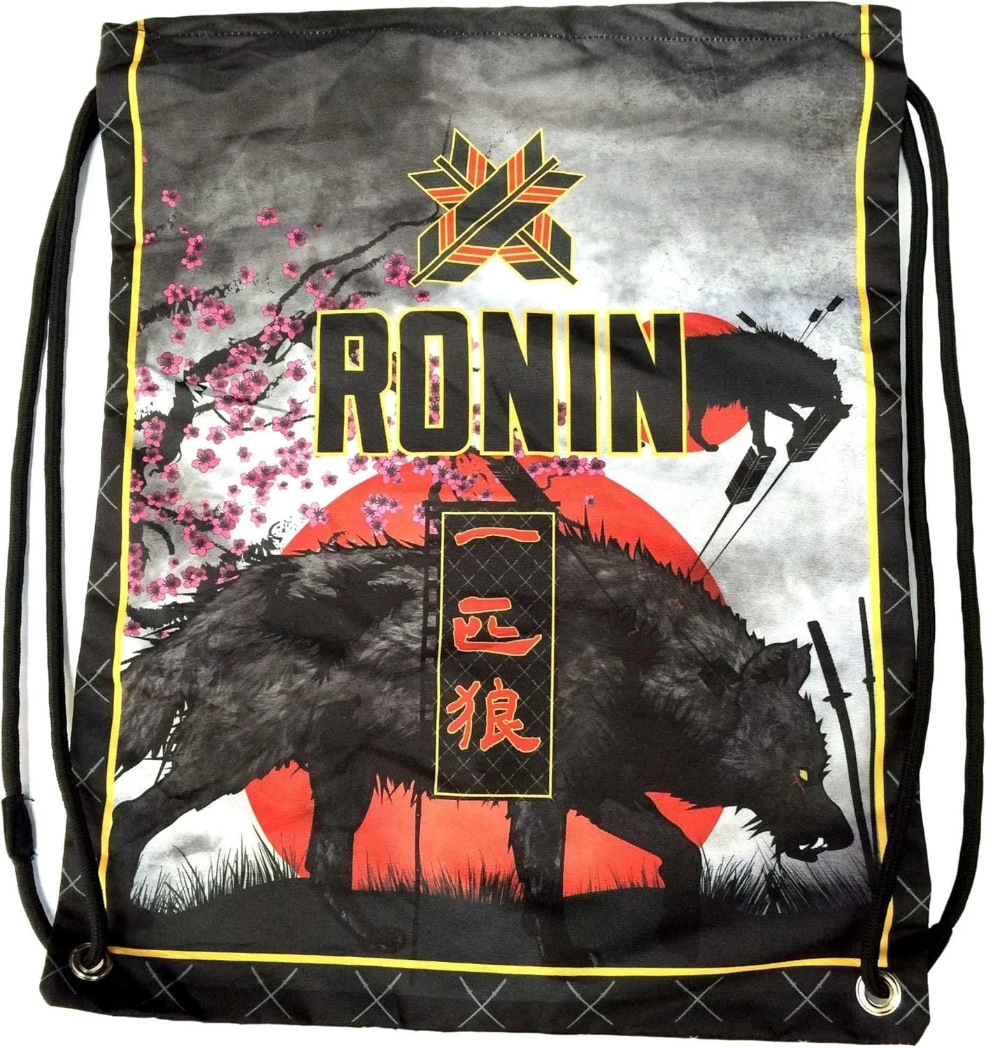 کیف لباس رزمی Ronin - ایده آل برای نگهداری لباس جودو، تکواندو، BJJ یا کاراته - طرح گرگ تنها کیف لباس رزمی Ronin - ایده آل برای نگهداری لباس جودو، تکواندو، BJJ یا کاراته - طرح گرگ تنها