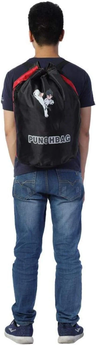 کیف تکواندو کوله پشتی بوکس یونی‌سکس، کیف طناب ورزشی باشگاه، کوله پشتی نگهداری محافظ تکواندو، بوکس، ساندا (حروف چینی)