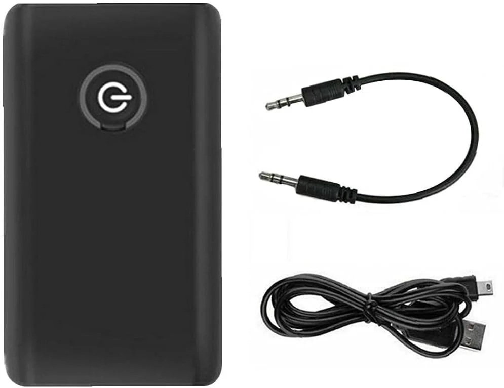 آداپتور صوتی بی سیم 3.5 میلی متری 2 در 1 فرستنده گیرنده، گیرنده قابل حمل برای سیستم صوتی خانگی و لوازم الکترونیکی