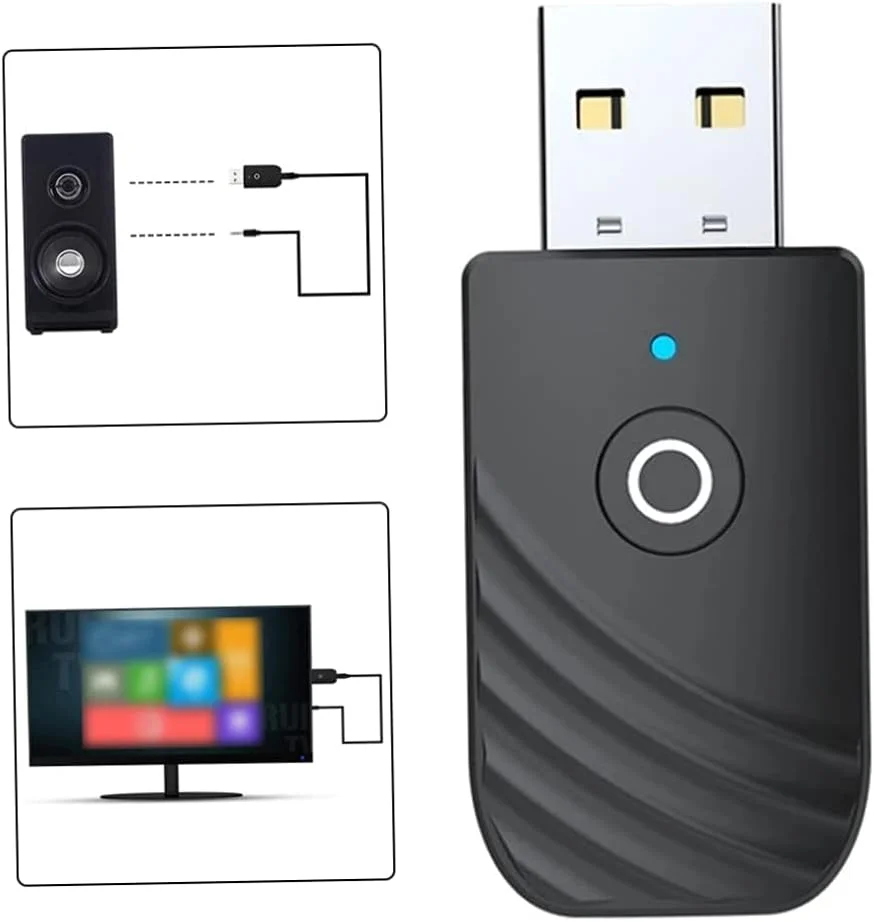 آداپتور صوتی بی سیم قابل حمل 3 در 1 USB برای دستگاه های صوتی 3.5 میلی متری، تجهیزات صوتی با کیفیت