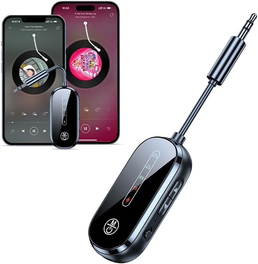 فرستنده گیرنده بلوتوثی SERVER-AE، فرستنده صوتی بی سیم با تاخیر کم 3.5 میلی متری، گیرنده بلوتوثی بی سیم برای خودرو/استریو خانگی فرستنده گیرنده بلوتوثی SERVER-AE، فرستنده صوتی بی سیم با تاخیر کم 3.5 میلی متری، گیرنده بلوتوثی بی سیم برای خودرو/استریو خانگی