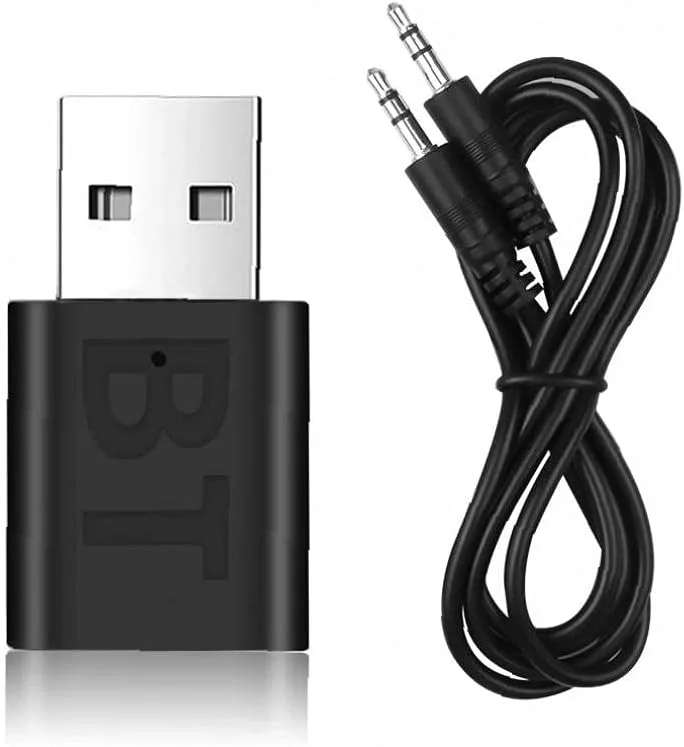 مینی گیرنده فرستنده USB استریو قابل حمل آداپتور صوتی بی سیم مینی بلوتوث