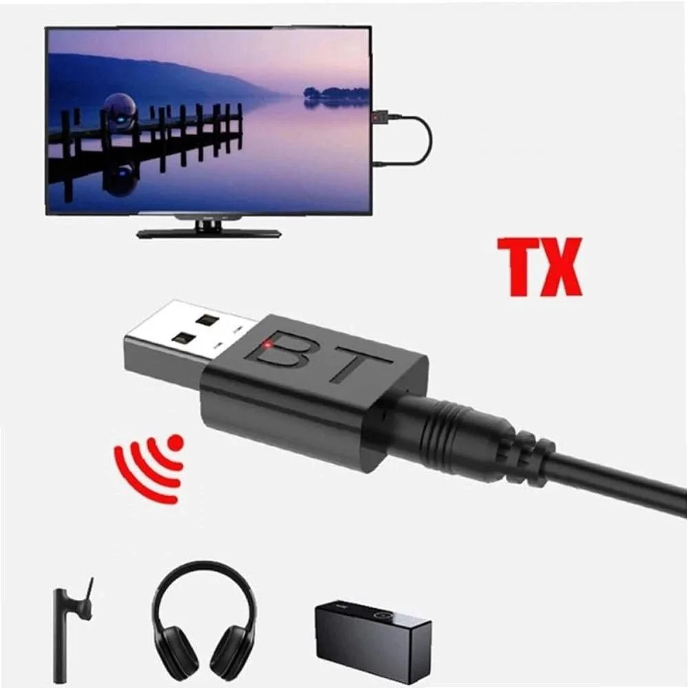 مینی گیرنده فرستنده USB استریو قابل حمل آداپتور صوتی بی سیم مینی بلوتوث