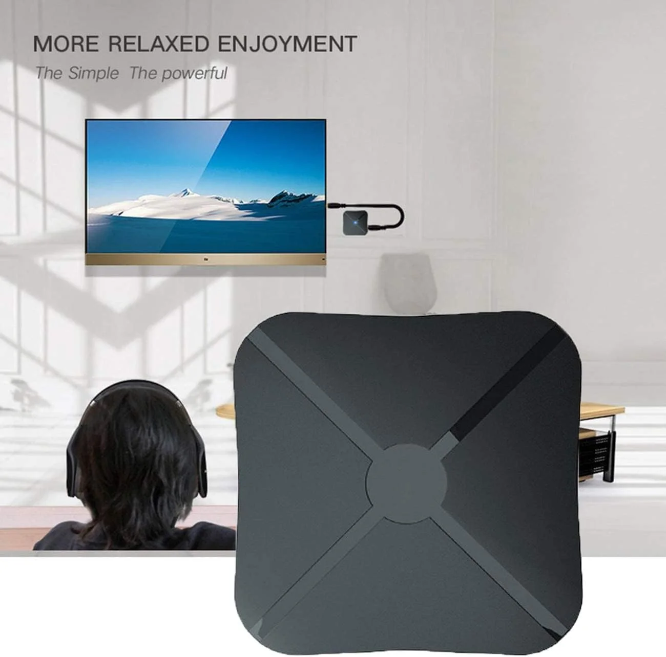 فرستنده و گیرنده صوتی بلوتوث 5.0 NALACAL، آداپتور صوتی بی سیم بلوتوث 2 در 1 مناسب برای رایانه شخصی، تلویزیون، هدفون، ساندبار، تلویزیون خودرو، بلندگو، MP3، سیستم استریو خانگی