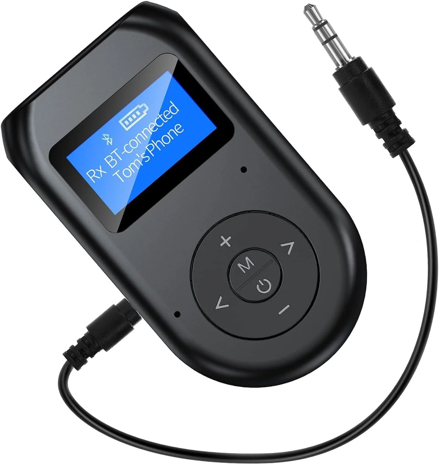 فرستنده و گیرنده بلوتوث NALACAL، آداپتور بلوتوث بی سیم 5.0 با قابلیت اتصال دوگانه و صفحه نمایش، آداپتور صوتی با تأخیر کم برای بلندگو/تلویزیون/رایانه شخصی/خودرو/خانه/سیستم استریو