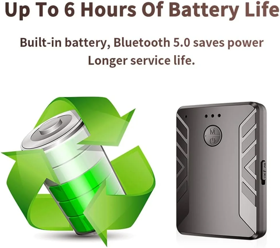 انتقال دهنده و گیرنده صوتی 4 در 1 بلوتوث 5.0، اتصال به تلویزیون، کامپیوتر، آداپتور بی سیم استریو 3.5 میلی متری Zeenyi