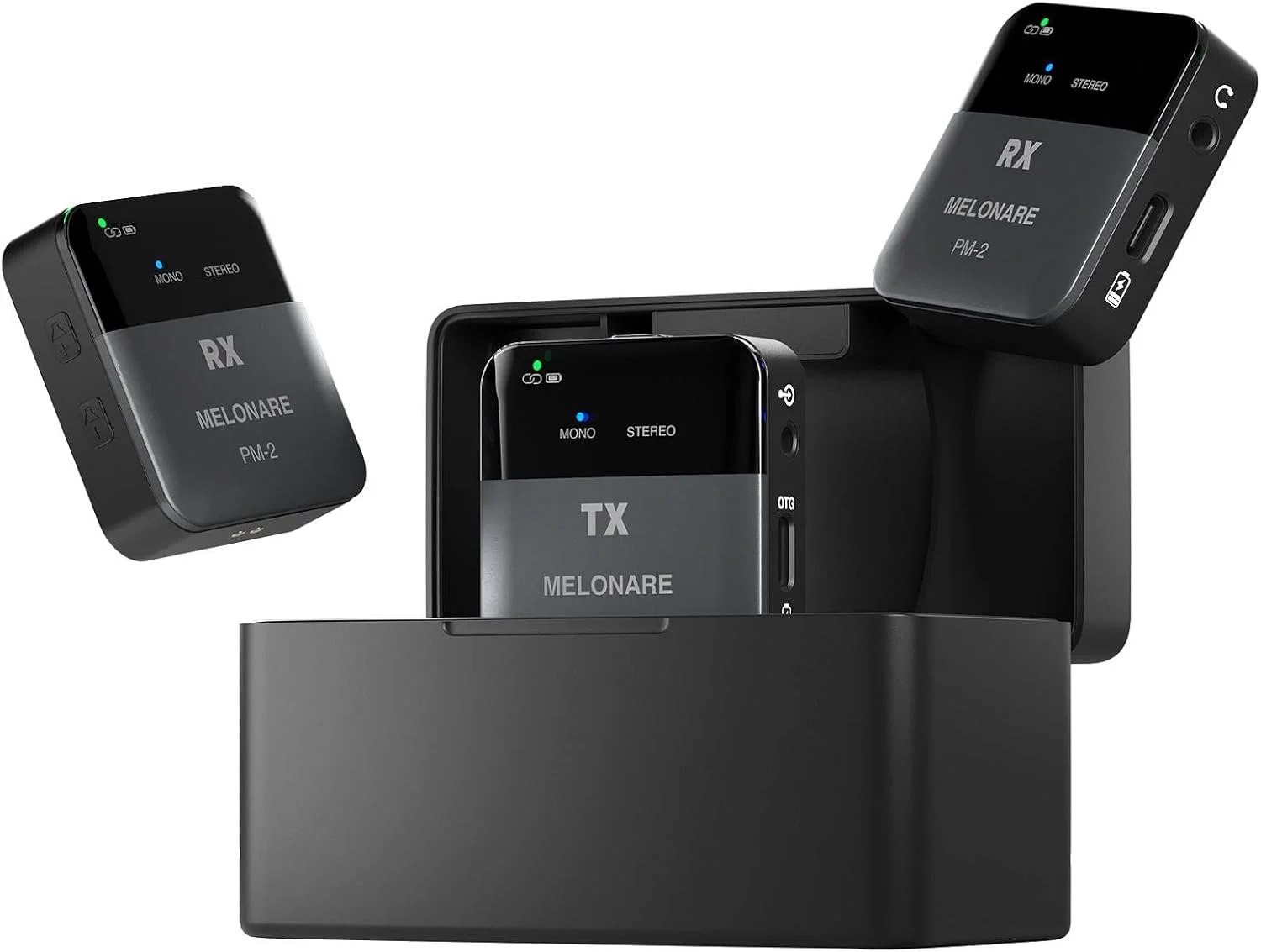 سیستم مانیتور داخل گوشی بی سیم قابل حمل PM-2 با جعبه شارژ، فرستنده و گیرنده صوتی بی سیم، صدای 24 بیت/48 کیلوهرتز، ورودی OTG، سوئیچ مونو/استریو، IEM برای نمایش های زنده، استودیوها، گروه ها سیستم مانیتور داخل گوشی بی سیم قابل حمل PM-2 با جعبه شارژ، فرستنده و گیرنده صوتی بی سیم، صدای 24 بیت/48 کیلوهرتز، ورودی OTG، سوئیچ مونو/استریو، IEM برای نمایش های زنده، استودیوها، گروه ها