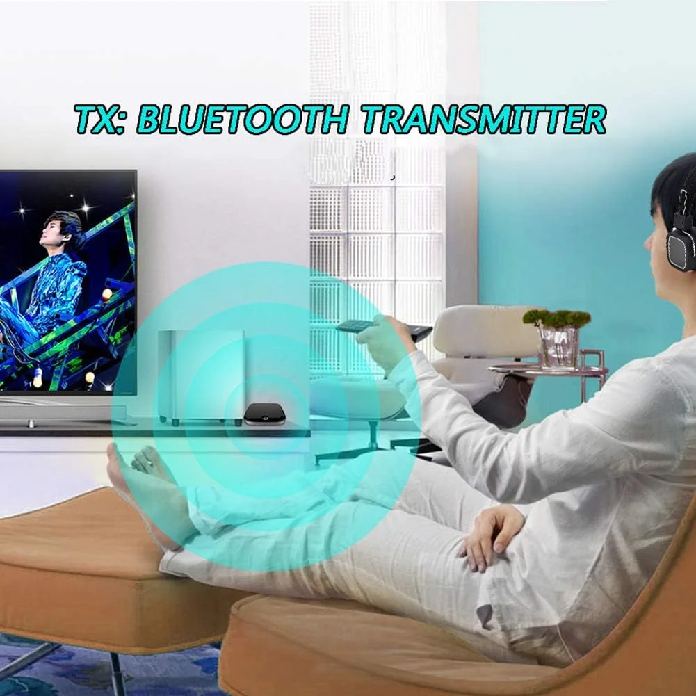 فرستنده و گیرنده صوتی بلوتوث 5.0، آداپتور بلوتوث بی سیم 2 در 1 با صدای با کیفیت و تاخیر کم، آداپتور صوتی بلوتوث AUX RCA 3.5 میلی متری برای استریو خانگی فرستنده و گیرنده صوتی بلوتوث 5.0، آداپتور بلوتوث بی سیم 2 در 1 با صدای با کیفیت و تاخیر کم، آداپتور صوتی بلوتوث AUX RCA 3.5 میلی متری برای استریو خانگی