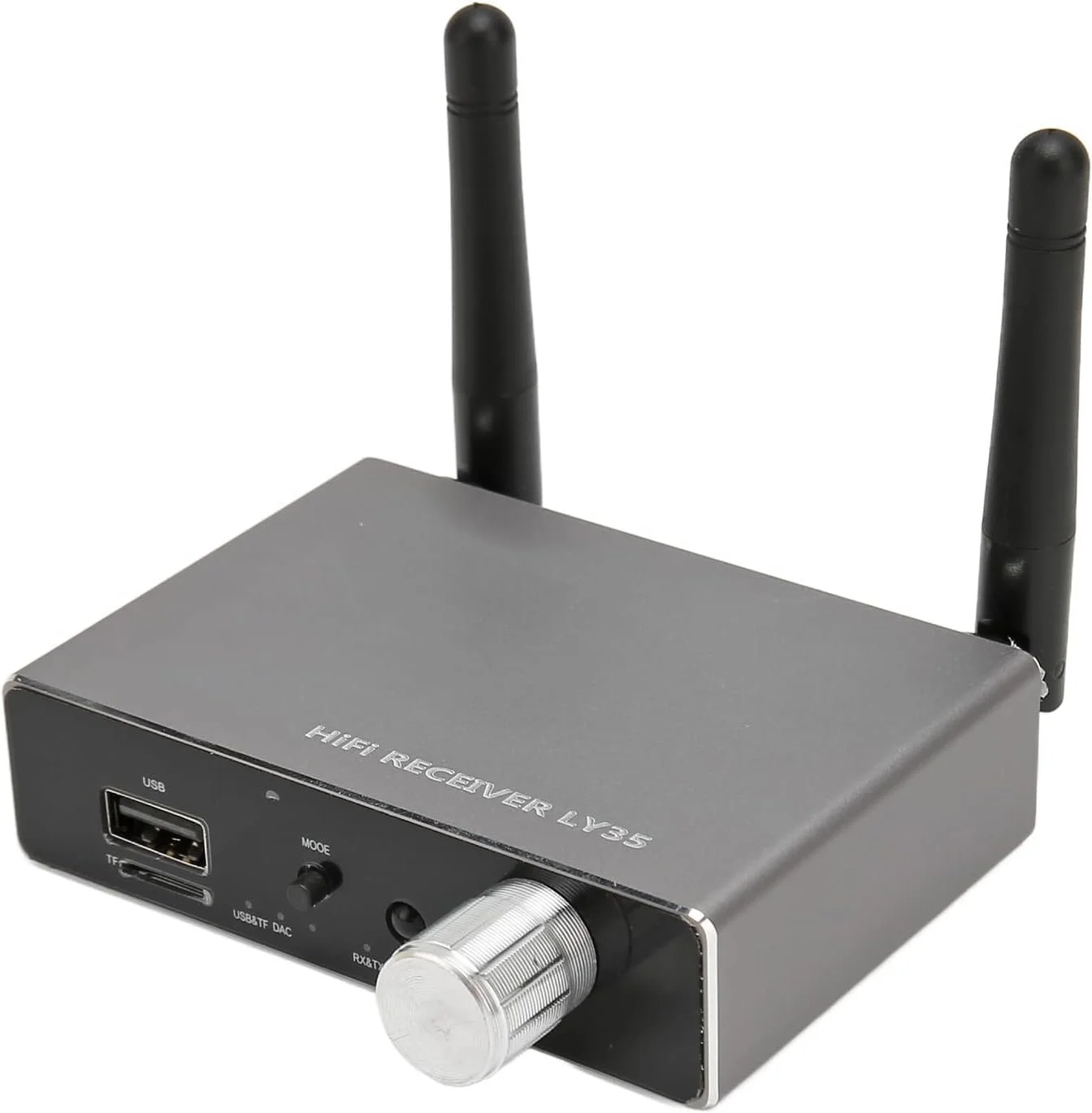 فرستنده گیرنده بلوتوث 5.3 Gugxiom، 2400-2483.5 مگاهرتز ورودی/خروجی 3.5 میلی متری/اپتیکال/کواکسیال/USB/کارت حافظه آداپتور صوتی بی سیم HiFi برای سیستم استریو خانگی، پشتیبانی از پخش دیسک U فرستنده گیرنده بلوتوث 5.3 Gugxiom، 2400-2483.5 مگاهرتز ورودی/خروجی 3.5 میلی متری/اپتیکال/کواکسیال/USB/کارت حافظه آداپتور صوتی بی سیم HiFi برای سیستم استریو خانگی، پشتیبانی از پخش دیسک U