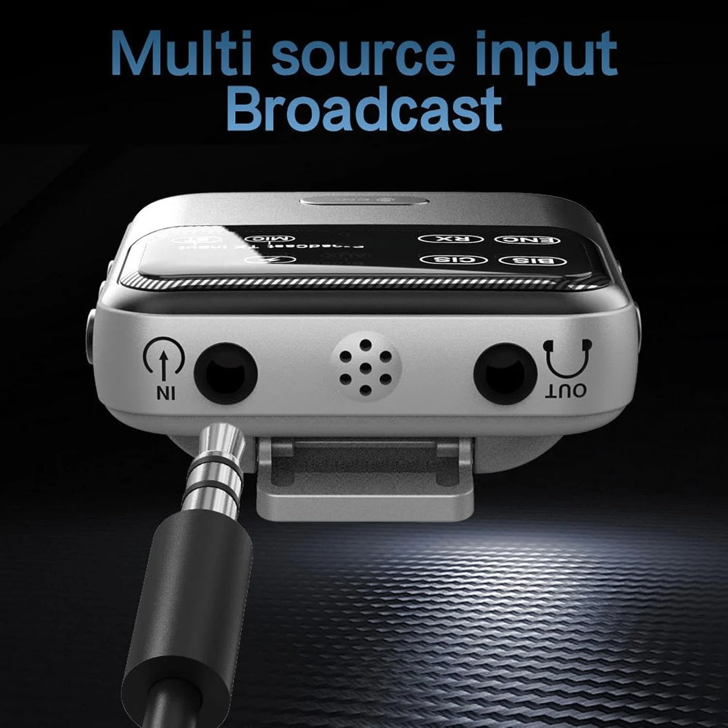 فرستنده گیرنده صوتی 6.0 GOWENIC، آداپتور صوتی بی سیم با صدای HiFi LDAC و ENC، برای هدفون، بلندگو، سینمای خانگی، ورودی خروجی AUX 3.5 میلی متری