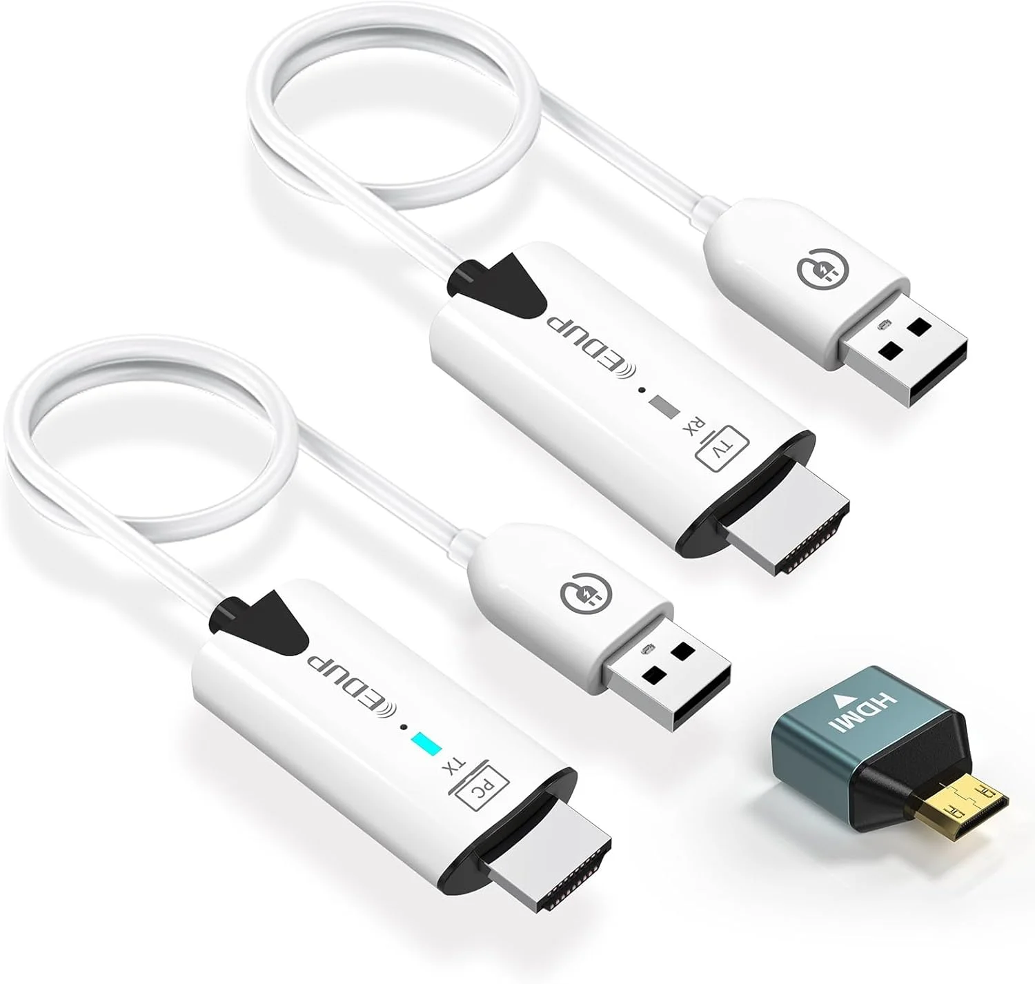 فرستنده و گیرنده HDMI بی سیم EDUP، انتقال بی سیم 1080P از لپ تاپ یا کامپیوتر به تلویزیون یا پروژکتور، توسعه دهنده HDMI بی سیم برای پخش ویدئو و صدا به صورت بی سیم فرستنده و گیرنده HDMI بی سیم EDUP، انتقال بی سیم 1080P از لپ تاپ یا کامپیوتر به تلویزیون یا پروژکتور، توسعه دهنده HDMI بی سیم برای پخش ویدئو و صدا به صورت بی سیم