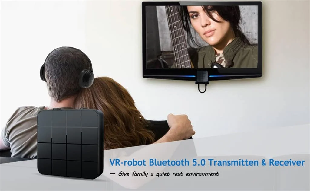 آداپتور بلوتوث 5.0 ELECDON، فرستنده و گیرنده صوتی 2 در 1، آداپتور استریو بی سیم 3.5 میلی متری APTX با تاخیر کم برای تلویزیون، رایانه شخصی، تبلت، بلندگو و هدفون، 1 عدد آداپتور بلوتوث 5.0 ELECDON، فرستنده و گیرنده صوتی 2 در 1، آداپتور استریو بی سیم 3.5 میلی متری APTX با تاخیر کم برای تلویزیون، رایانه شخصی، تبلت، بلندگو و هدفون، 1 عدد