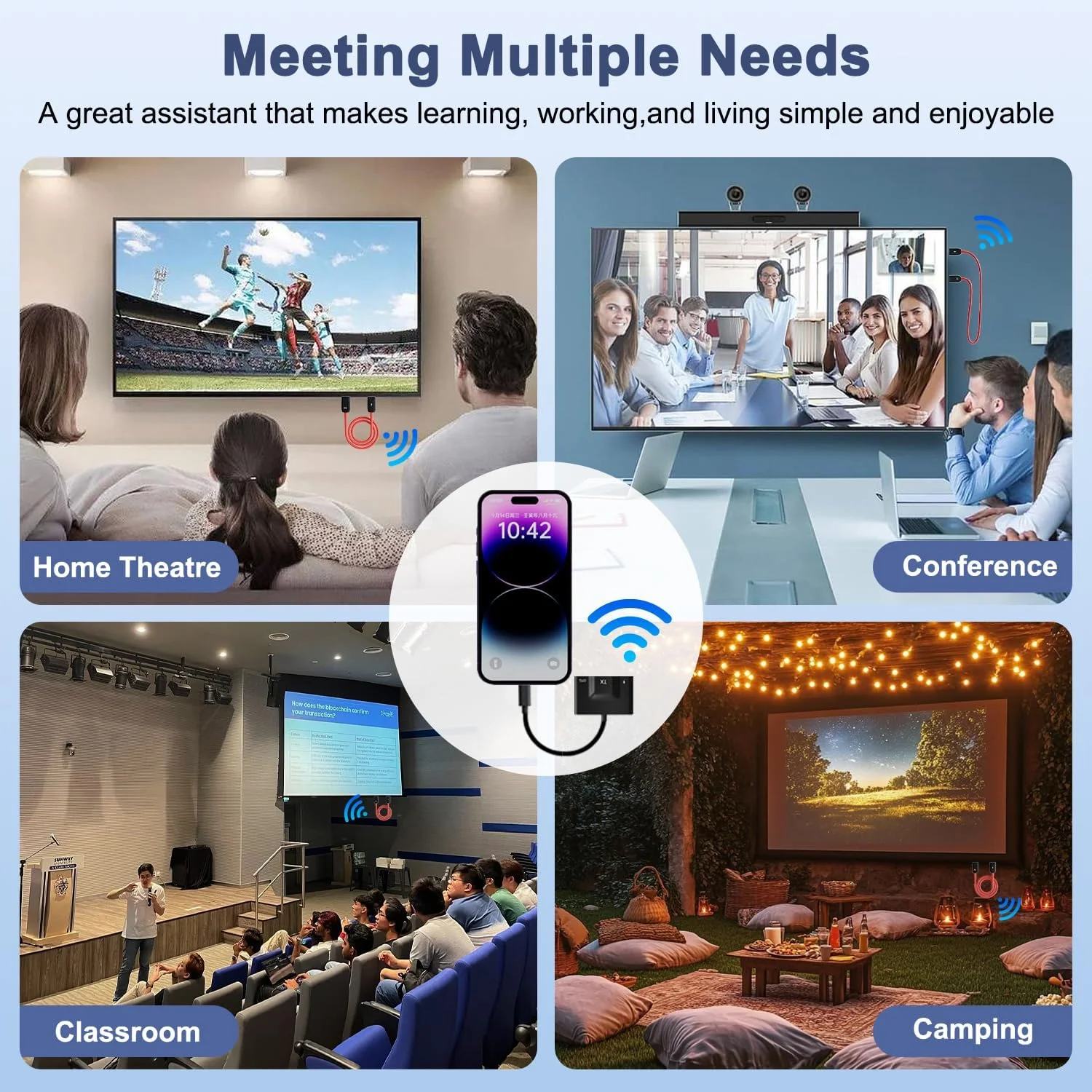 فرستنده و گیرنده HDMI بیسیم DxInvb، توسعه دهنده HDMI بیسیم USB C با قابلیت اتصال آسان، پشتیبانی از برد بلند 30 متری و 2.4/5 گیگاهرتز برای پخش ویدیو/صدا از لپتاپ/کامپیوتر/تلفن هوشمند به تلویزیون/پروژکتور فرستنده و گیرنده HDMI بیسیم DxInvb، توسعه دهنده HDMI بیسیم USB C با قابلیت اتصال آسان، پشتیبانی از برد بلند 30 متری و 2.4/5 گیگاهرتز برای پخش ویدیو/صدا از لپتاپ/کامپیوتر/تلفن هوشمند به تلویزیون/پروژکتور