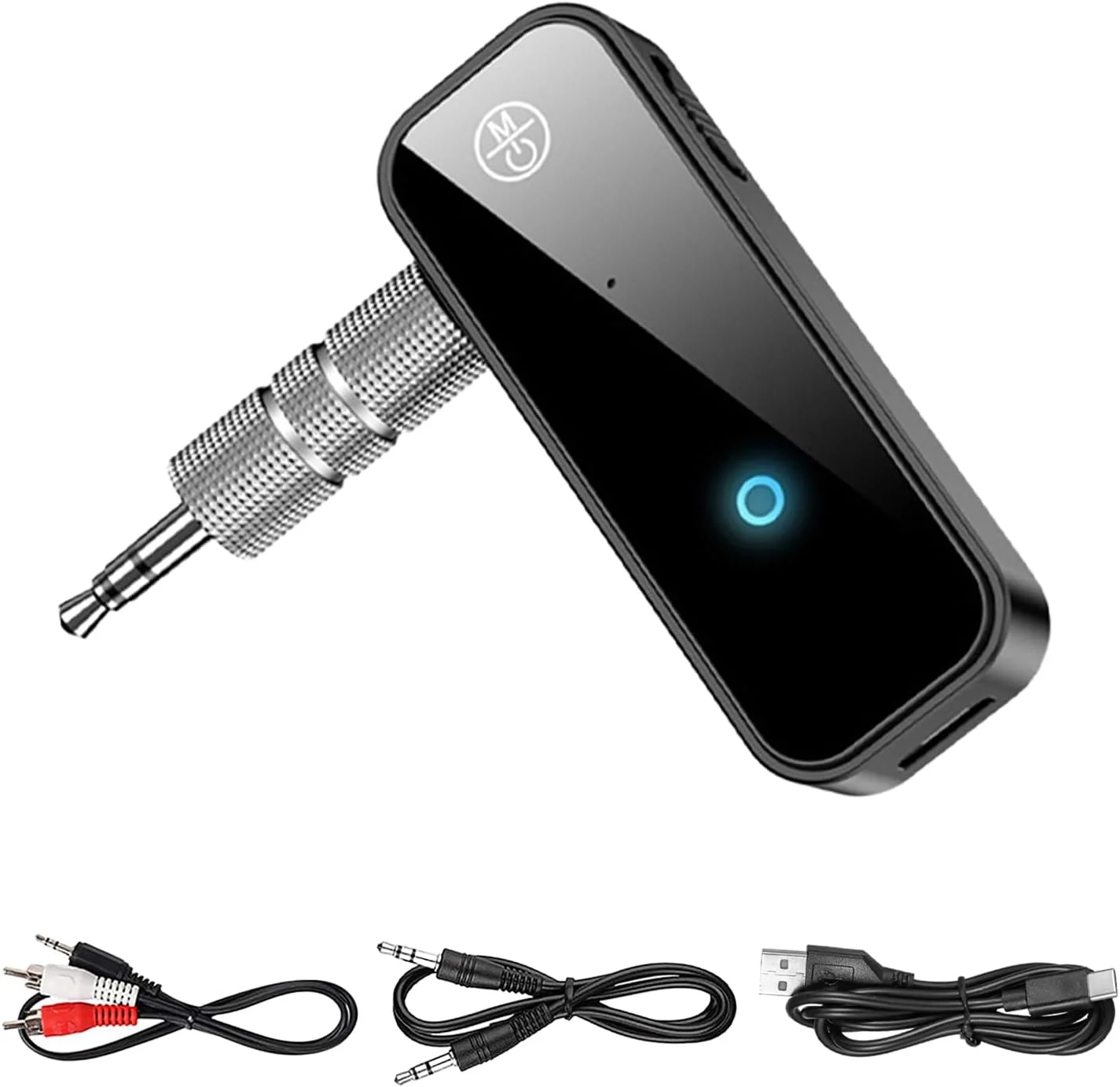 آداپتور بلوتوث 5.0 با جک 3.5 میلیمتری، گیرنده و فرستنده بیسیم 2 در 1 برای خودرو، تلویزیون، هدفون (همراه با کابل RCA و 3.5) آداپتور بلوتوث 5.0 با جک 3.5 میلیمتری، گیرنده و فرستنده بیسیم 2 در 1 برای خودرو، تلویزیون، هدفون (همراه با کابل RCA و 3.5)