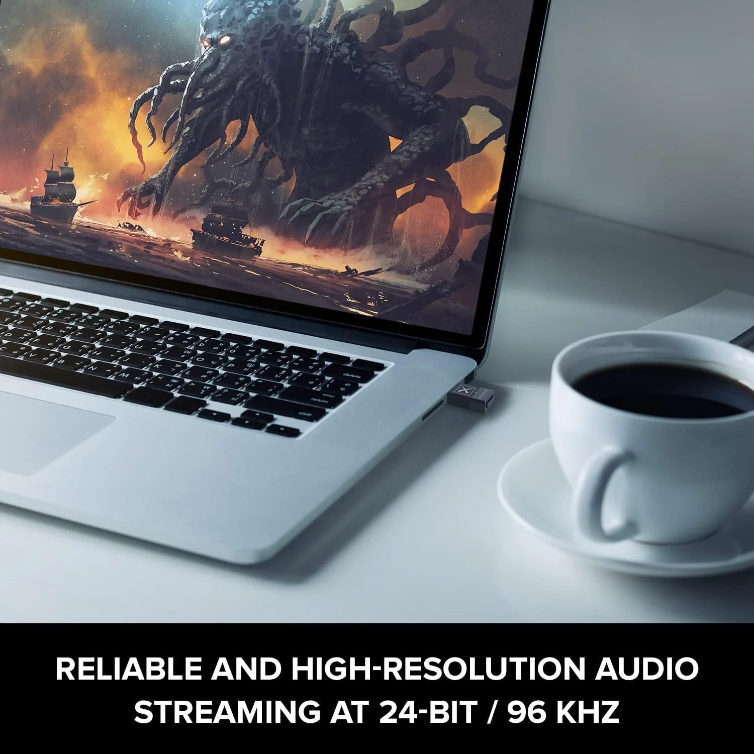 فرستنده صوتی هوشمند بلوتوث 5.3 Creative BT-W5 با aptX Adaptive، صدای با وضوح بالا 24 بیت / 96 کیلوهرتز، عملکرد تعویض دستگاه، سازگار با PC/Mac/کنسول های بازی فرستنده صوتی هوشمند بلوتوث 5.3 Creative BT-W5 با aptX Adaptive، صدای با وضوح بالا 24 بیت / 96 کیلوهرتز، عملکرد تعویض دستگاه، سازگار با PC/Mac/کنسول های بازی