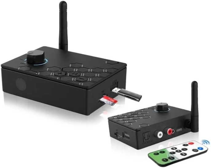 گیرنده صوتی بلوتوث 5.4، مبدل دیجیتال به آنالوگ کواکسیال فیبر نوری با کیفیت بالا aptx HD برای خودرو گیرنده صوتی بلوتوث 5.4، مبدل دیجیتال به آنالوگ کواکسیال فیبر نوری با کیفیت بالا aptx HD برای خودرو