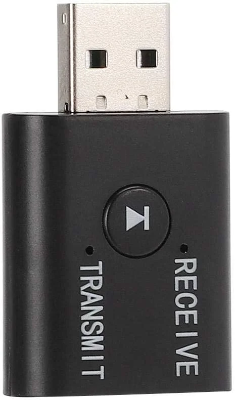 فرستنده/گیرنده بلوتوث 5.0، آداپتور بی سیم 2 در 1 با جک 3.5 میلی متری، فرستنده گیرنده با عملکرد قوی، مدار مستقل، تجهیزات آداپتور صوتی فرستنده/گیرنده بلوتوث 5.0، آداپتور بی سیم 2 در 1 با جک 3.5 میلی متری، فرستنده گیرنده با عملکرد قوی، مدار مستقل، تجهیزات آداپتور صوتی