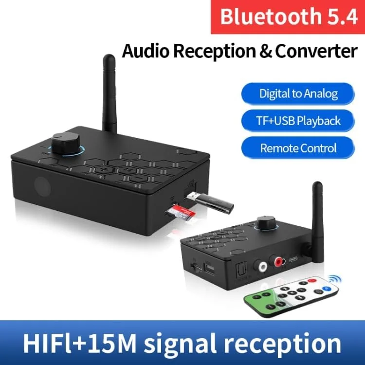 گیرنده صوتی بلوتوث 5.4، مبدل دیجیتال به آنالوگ کواکسیال فیبر نوری با کیفیت بالا aptx HD برای خودرو گیرنده صوتی بلوتوث 5.4، مبدل دیجیتال به آنالوگ کواکسیال فیبر نوری با کیفیت بالا aptx HD برای خودرو