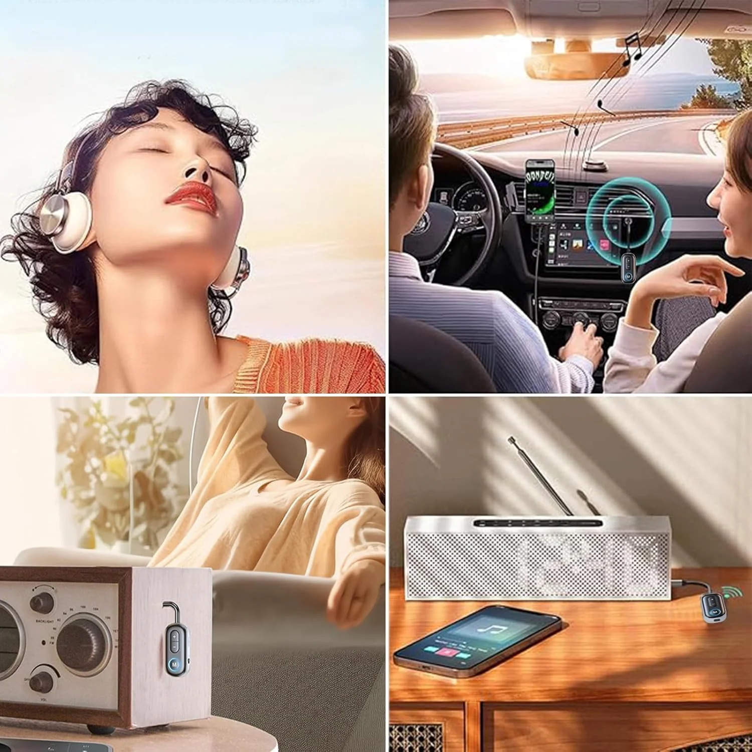 فرستنده و گیرنده بلوتوث 5.4، آداپتور صوتی 2 در 1، فرستنده و گیرنده کوچک بی سیم خودرو با آداپتور بلوتوث AUX 3.5 میلی متری برای هدفون، بلندگو، تلویزیون، رایانه، اتومبیل و هواپیما فرستنده و گیرنده بلوتوث 5.4، آداپتور صوتی 2 در 1، فرستنده و گیرنده کوچک بی سیم خودرو با آداپتور بلوتوث AUX 3.5 میلی متری برای هدفون، بلندگو، تلویزیون، رایانه، اتومبیل و هواپیما