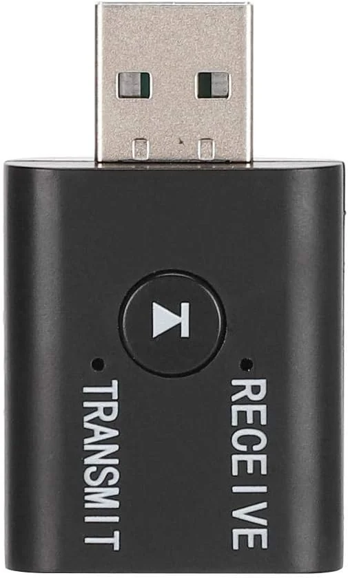 فرستنده/گیرنده بلوتوث 5.0، آداپتور بی سیم 2 در 1 با جک 3.5 میلی متری، فرستنده گیرنده با عملکرد قوی، مدار مستقل، تجهیزات آداپتور صوتی فرستنده/گیرنده بلوتوث 5.0، آداپتور بی سیم 2 در 1 با جک 3.5 میلی متری، فرستنده گیرنده با عملکرد قوی، مدار مستقل، تجهیزات آداپتور صوتی