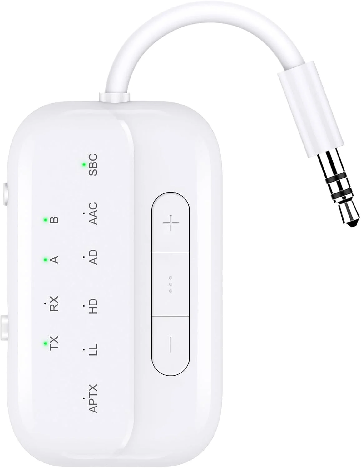 فرستنده و گیرنده بلوتوث، آداپتور بیسیم 2 در 1 V5.3 برای هواپیما، تلویزیون، کامپیوتر، باشگاه، سوییچ. پشتیبانی از 2 ایرپاد/هدفون. گیرنده صوتی برای ماشین/استریو خانگی، با AptX Low Latency & HD فرستنده و گیرنده بلوتوث، آداپتور بیسیم 2 در 1 V5.3 برای هواپیما، تلویزیون، کامپیوتر، باشگاه، سوییچ. پشتیبانی از 2 ایرپاد/هدفون. گیرنده صوتی برای ماشین/استریو خانگی، با AptX Low Latency & HD