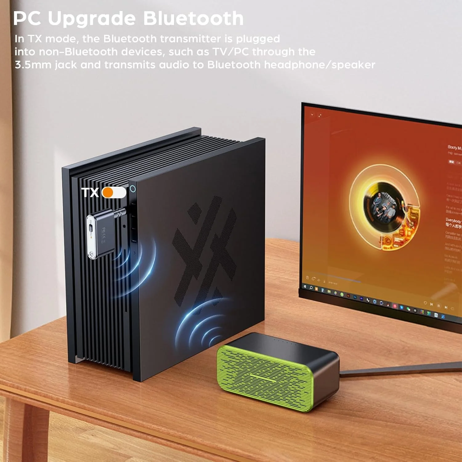 فرستنده و گیرنده بلوتوث 5.4، 2 در 1، مینی قابل حمل 3.5 میلی متری Aux، آداپتور بلوتوث خودرو با تماس های هندزفری، آداپتور صوتی بی سیم برای تلویزیون، کامپیوتر، هدفون، استریو ماشین/خانه فرستنده و گیرنده بلوتوث 5.4، 2 در 1، مینی قابل حمل 3.5 میلی متری Aux، آداپتور بلوتوث خودرو با تماس های هندزفری، آداپتور صوتی بی سیم برای تلویزیون، کامپیوتر، هدفون، استریو ماشین/خانه