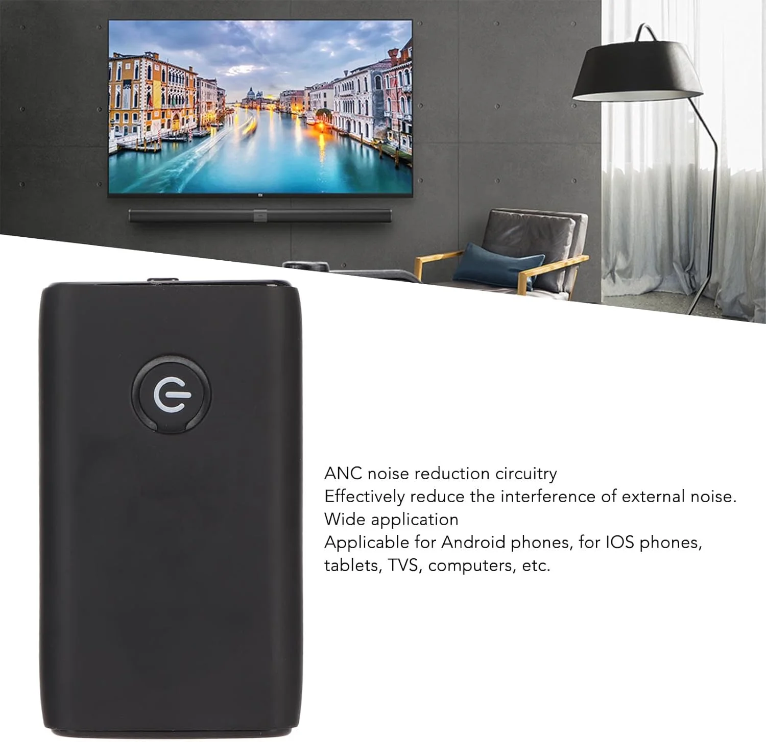 فرستنده و گیرنده بلوتوث 5.0، گیرنده بلوتوث استریو قابل حمل با قابلیت کاهش نویز، آداپتور صوتی بلوتوث 2 در 1، تا 10 متر فرستنده و گیرنده بلوتوث 5.0، گیرنده بلوتوث استریو قابل حمل با قابلیت کاهش نویز، آداپتور صوتی بلوتوث 2 در 1، تا 10 متر