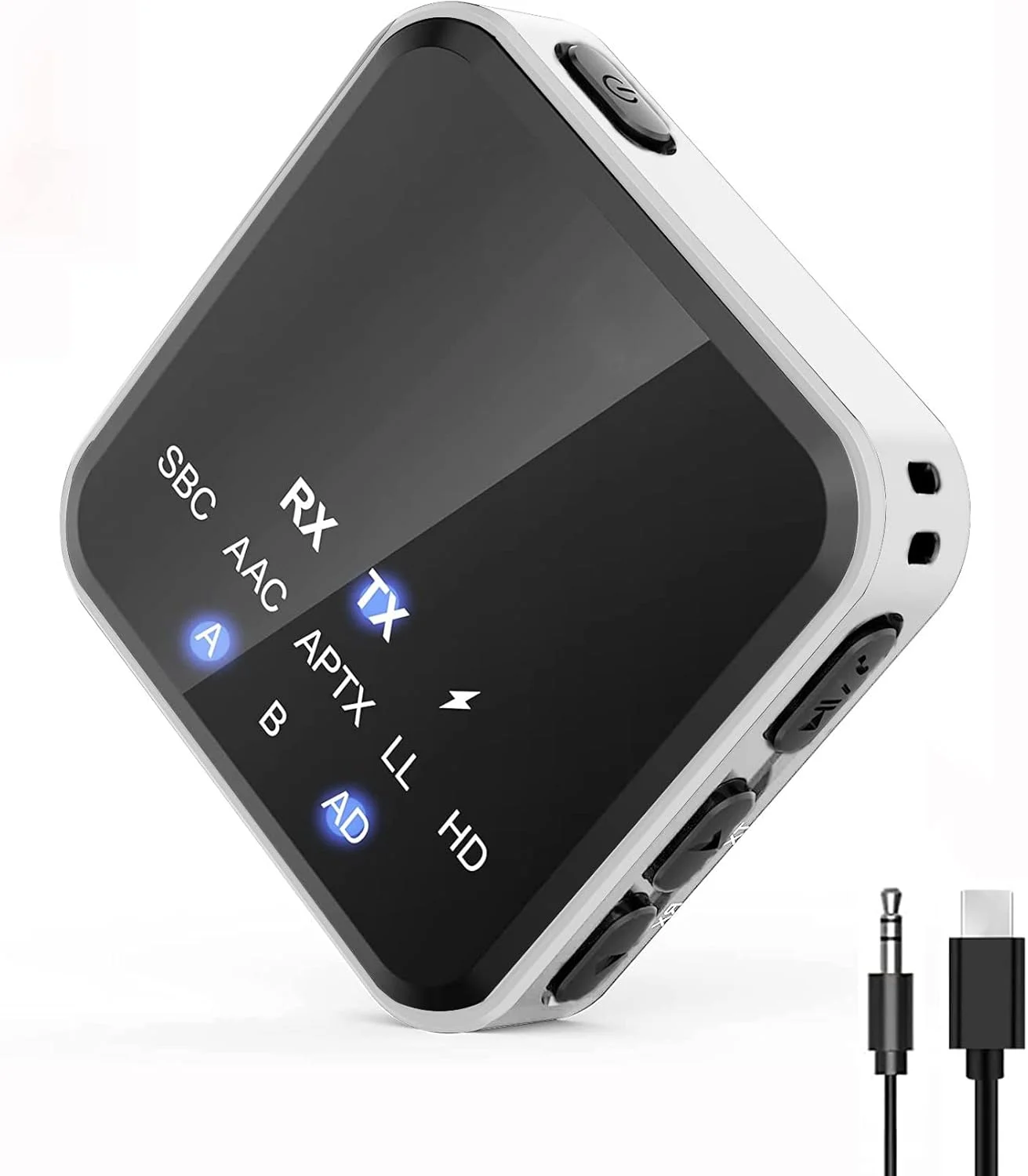 فرستنده و گیرنده بلوتوث 5.2 Oasisgalore برای تلویزیون، آداپتور بلوتوث AUX 3.5 میلیمتری با حالتهای TX RX برای سیستم صوتی خانگی تلویزیون و بلندگوهای خودرو فرستنده و گیرنده بلوتوث 5.2 Oasisgalore برای تلویزیون، آداپتور بلوتوث AUX 3.5 میلیمتری با حالتهای TX RX برای سیستم صوتی خانگی تلویزیون و بلندگوهای خودرو