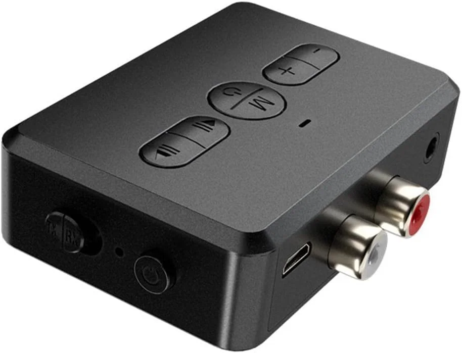 فرستنده گیرنده بلوتوث 5.0، آداپتور بلوتوث گیرنده موسیقی خانگی، گیرنده موسیقی صوتی استریو سازگار با کامپیوتر/تلویزیون/تبلت/بلندگو/سیستم صوتی ماشین فرستنده گیرنده بلوتوث 5.0، آداپتور بلوتوث گیرنده موسیقی خانگی، گیرنده موسیقی صوتی استریو سازگار با کامپیوتر/تلویزیون/تبلت/بلندگو/سیستم صوتی ماشین