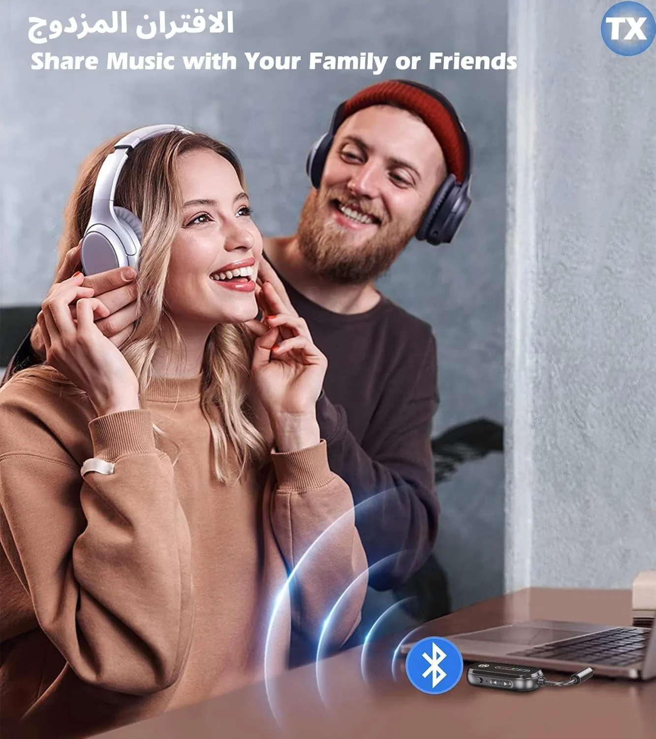 فرستنده بلوتوث Oasisgalore برای تلویزیون به هدفون اتصال دوگانه، آداپتور بلوتوث هواپیما برای هدفون، آداپتور AUX برای ماشین/رایانه شخصی/باشگاه/استریو خانگی، گیرنده فرستنده صوتی بی سیم 5.4 فرستنده بلوتوث Oasisgalore برای تلویزیون به هدفون اتصال دوگانه، آداپتور بلوتوث هواپیما برای هدفون، آداپتور AUX برای ماشین/رایانه شخصی/باشگاه/استریو خانگی، گیرنده فرستنده صوتی بی سیم 5.4