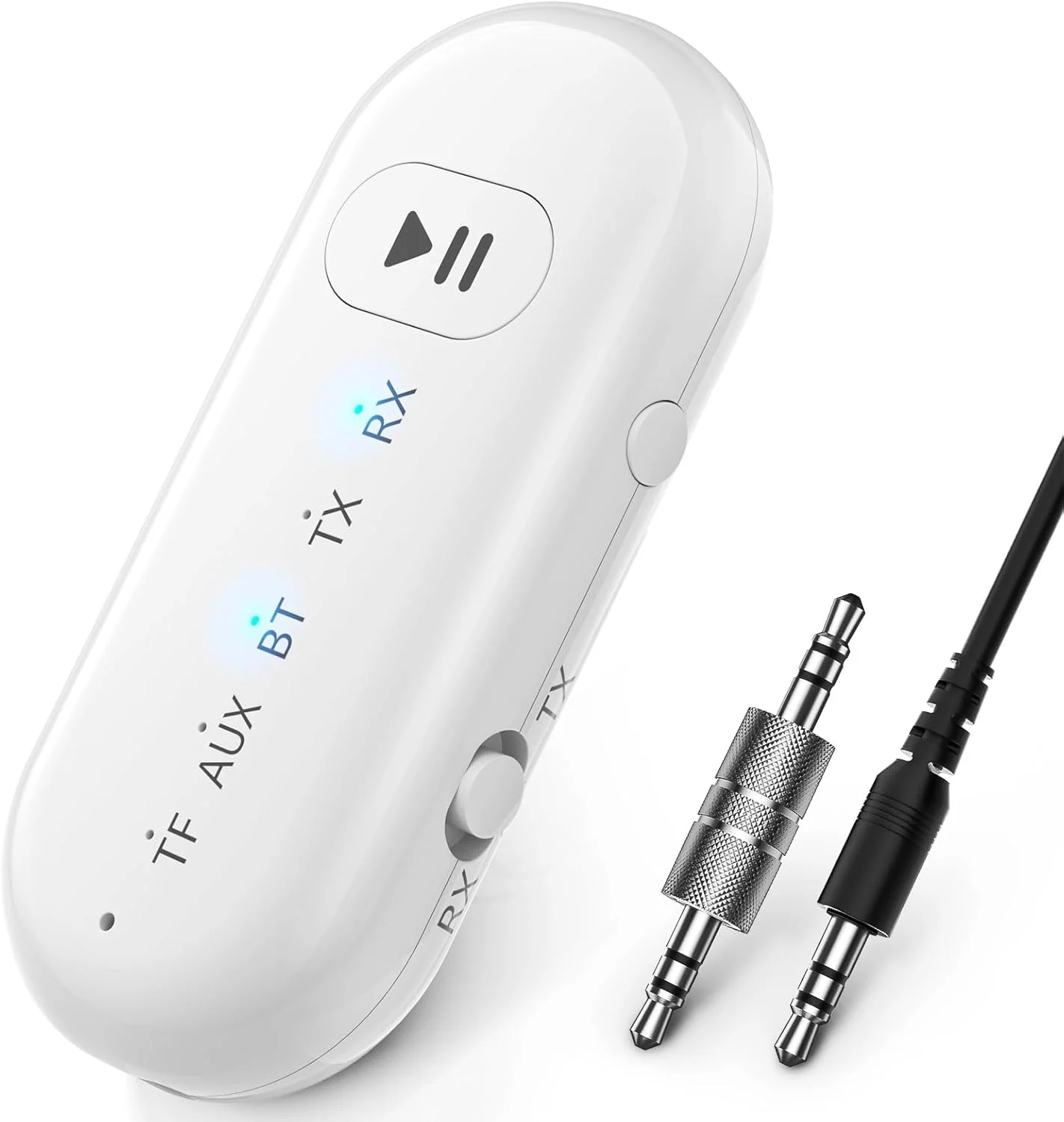 فرستنده و گیرنده بلوتوث، بلوتوث بیسیم 2 در 1 هواپیما، آداپتور بلوتوث بیسیم AUX برای همه هدفونها، گیرنده صوتی Plug and Play برای تلویزیون، کامپیوتر، هدفون، بلندگوها و سیستمهای استریو فرستنده و گیرنده بلوتوث، بلوتوث بیسیم 2 در 1 هواپیما، آداپتور بلوتوث بیسیم AUX برای همه هدفونها، گیرنده صوتی Plug and Play برای تلویزیون، کامپیوتر، هدفون، بلندگوها و سیستمهای استریو