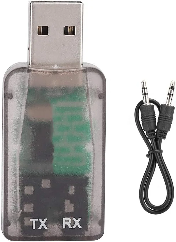 دانگل بلوتوث USB صدا، گیرنده و فرستنده صوتی بی سیم HiFi دو در یک، منبع تغذیه USB، اتصال آسان، مناسب برای خودرو، تلویزیون، هدفون، کامپیوتر، تلفن و سیستم صوتی خانگی دانگل بلوتوث USB صدا، گیرنده و فرستنده صوتی بی سیم HiFi دو در یک، منبع تغذیه USB، اتصال آسان، مناسب برای خودرو، تلویزیون، هدفون، کامپیوتر، تلفن و سیستم صوتی خانگی