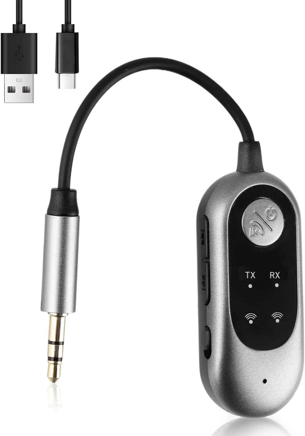 فرستنده و گیرنده بلوتوث، آداپتور بلوتوث 5.3 خودرو برای هواپیما، آداپتور صوتی بی سیم بلوتوث AUX 2 در 1 برای تلویزیون، هدفون و بلندگو، گیرنده AUX صوتی برای تلویزیون، خودرو، سیستم استریو خانگی فرستنده و گیرنده بلوتوث، آداپتور بلوتوث 5.3 خودرو برای هواپیما، آداپتور صوتی بی سیم بلوتوث AUX 2 در 1 برای تلویزیون، هدفون و بلندگو، گیرنده AUX صوتی برای تلویزیون، خودرو، سیستم استریو خانگی