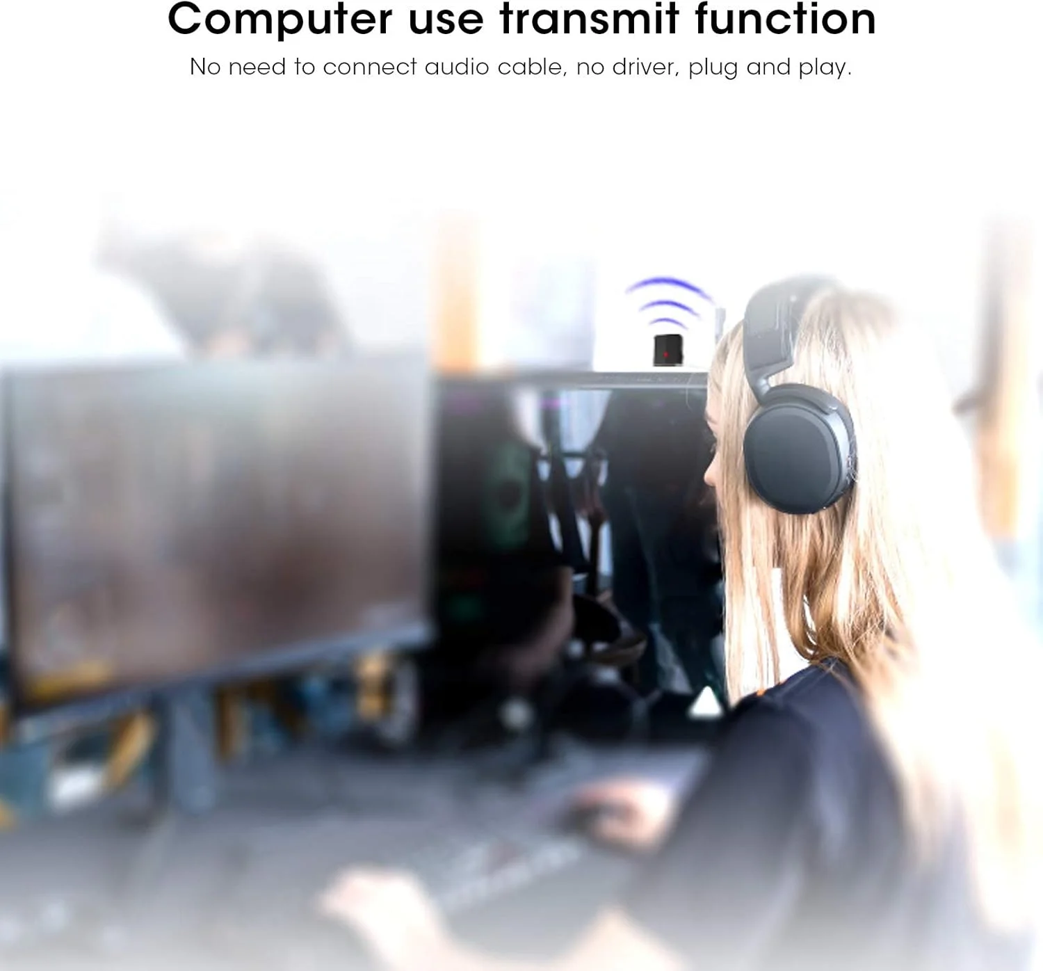 فرستنده و گیرنده صوتی بلوتوث، کارت صدای USB بلوتوث 5.0، آداپتور 3 در 1 با سوکت AUX 3.5 میلی متری (مشکی) فرستنده و گیرنده صوتی بلوتوث، کارت صدای USB بلوتوث 5.0، آداپتور 3 در 1 با سوکت AUX 3.5 میلی متری (مشکی)