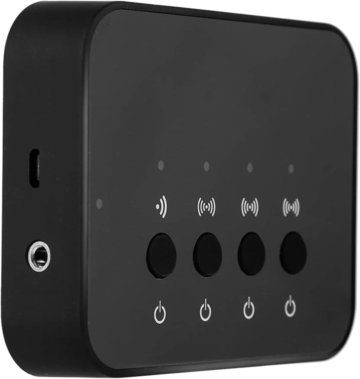 اسپلیتر بلوتوث BW-107، آداپتور صوتی بلوتوث 1 ورودی 3 خروجی بلوتوث 4.0 فرستنده گیرنده آداپتور صوتی استریو بی سیم اتصال سیمی/بی سیم 3.5 میلی متری برای بلندگوهای خانگی/تلویزیون/تلفن اسپلیتر بلوتوث BW-107، آداپتور صوتی بلوتوث 1 ورودی 3 خروجی بلوتوث 4.0 فرستنده گیرنده آداپتور صوتی استریو بی سیم اتصال سیمی/بی سیم 3.5 میلی متری برای بلندگوهای خانگی/تلویزیون/تلفن