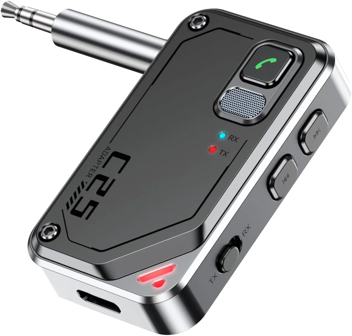 آداپتور بلوتوث هواپیما برای هدفون های AirPods، فرستنده بلوتوث برای تلویزیون/کامپیوتر/باشگاه، گیرنده صوتی 3.5 میلی متری برای استریو خانگی/بلندگوی قدیمی/تماس هندزفری خودرو، فرستنده گیرنده بی سیم KAIY 2 در 1 آداپتور بلوتوث هواپیما برای هدفون های AirPods، فرستنده بلوتوث برای تلویزیون/کامپیوتر/باشگاه، گیرنده صوتی 3.5 میلی متری برای استریو خانگی/بلندگوی قدیمی/تماس هندزفری خودرو، فرستنده گیرنده بی سیم KAIY 2 در 1