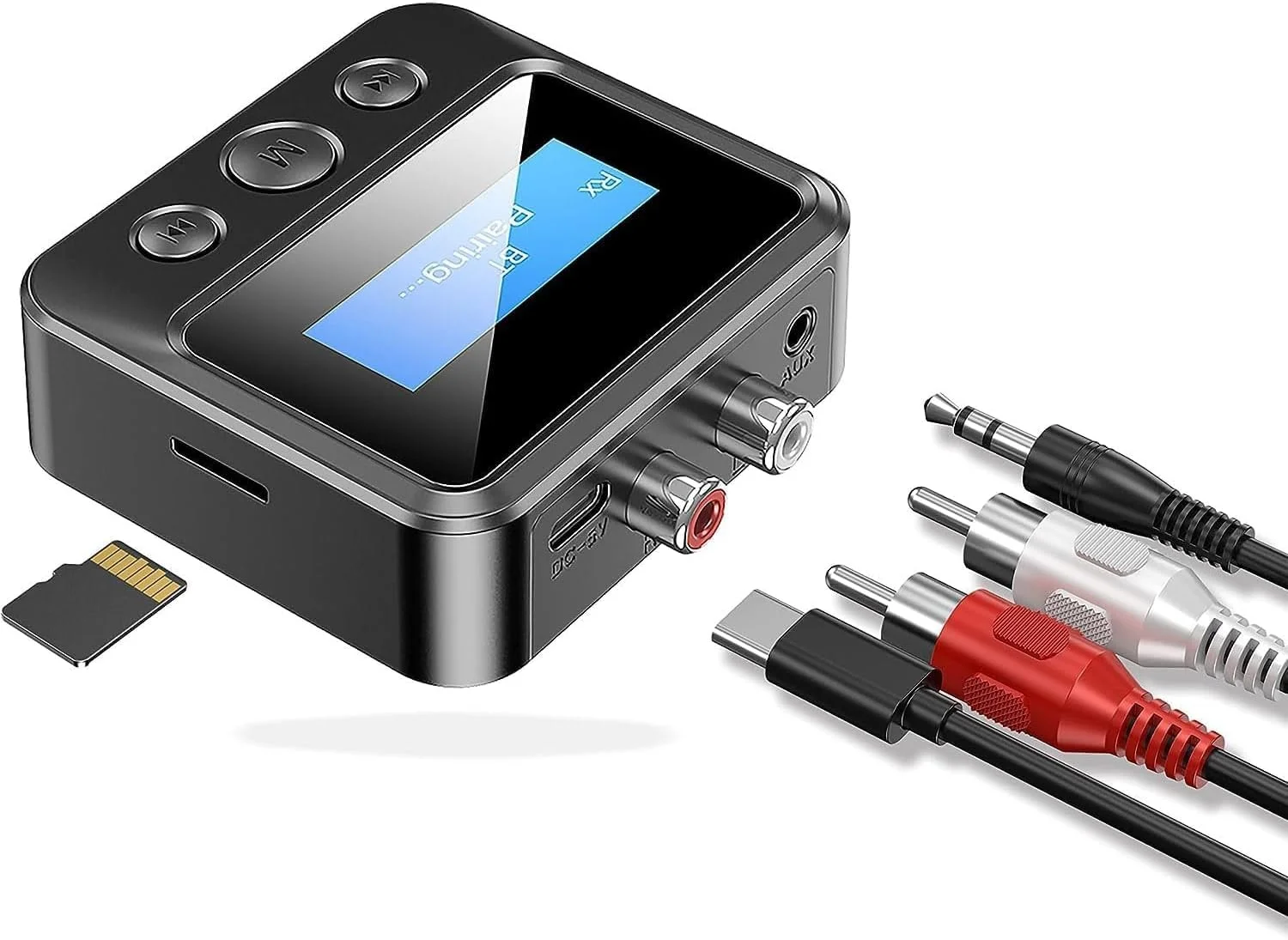 آداپتور گیرنده صوتی بلوتوث 5.0 Aputue، آداپتور صوتی بلوتوث 5.0 2 در 1، فرستنده گیرنده بلوتوث، فرستنده بلوتوث، پشتیبانی از کارت TF RCA 3.5 میلی متری برای تلویزیون، کامپیوتر، خودرو آداپتور گیرنده صوتی بلوتوث 5.0 Aputue، آداپتور صوتی بلوتوث 5.0 2 در 1، فرستنده گیرنده بلوتوث، فرستنده بلوتوث، پشتیبانی از کارت TF RCA 3.5 میلی متری برای تلویزیون، کامپیوتر، خودرو