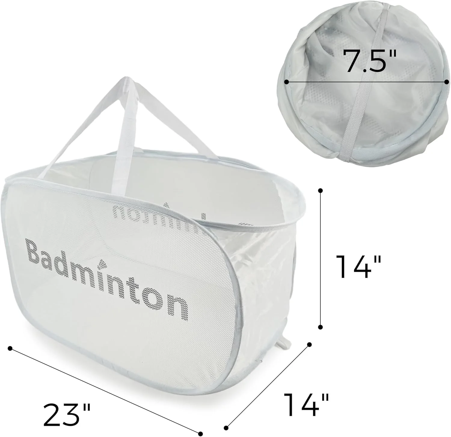 کیف بدمینتون تاشو Gespann، کیف راکت بدمینتون، سبک و قابل تنفس کیف بدمینتون تاشو Gespann، کیف راکت بدمینتون، سبک و قابل تنفس