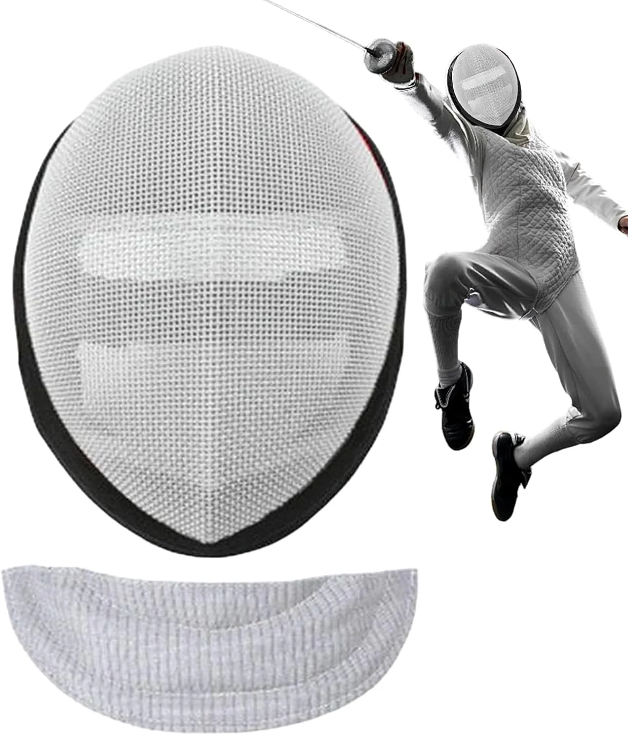 کلاه های شمشیربازی | ماسک پوشش سر شمشیربازی | کلاه ایمنی پوشش سر، تجهیزات ایمن و محکم، تنفس پذیر برای ورزشکاران کلاه های شمشیربازی | ماسک پوشش سر شمشیربازی | کلاه ایمنی پوشش سر، تجهیزات ایمن و محکم، تنفس پذیر برای ورزشکاران