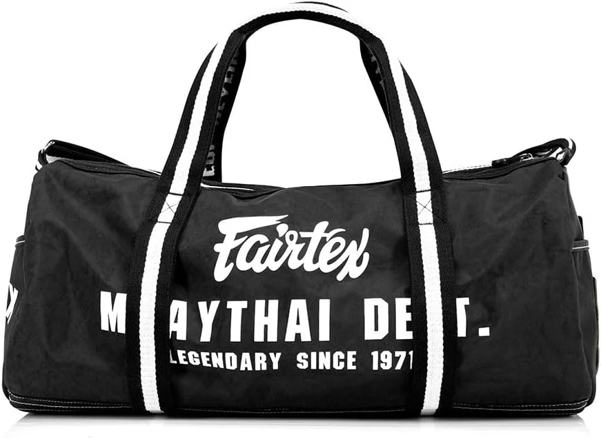 کیف استوانه ای سبک رترو Fairtex BAG9 مناسب بوکس تایلندی، ورزش های رزمی و باشگاه کیف استوانه ای سبک رترو Fairtex BAG9 مناسب بوکس تایلندی، ورزش های رزمی و باشگاه